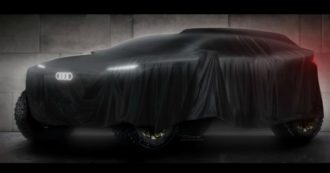 Copertina di Audi, nuova sfida alla Dakar nel 2022. La prima immagine del prototipo elettrico