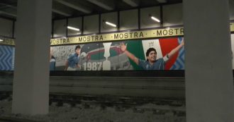 Copertina di Nasce la fermata della Cumana intitolata al Napoli Calcio. Le immagini dei murales dedicati a Maradona