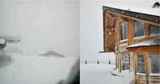 Copertina di Maltempo, tormenta di neve sulle Dolomiti bellunesi: raggiunto quasi un metro di neve. Le immagini