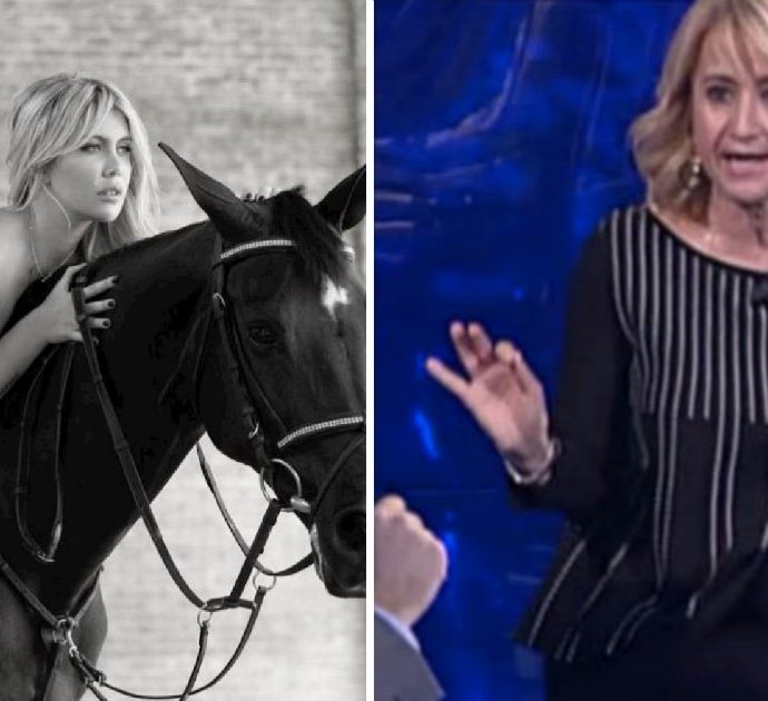 Luciana Littizzetto e la battuta su Wanda Nara nuda a cavallo: “Dov’è il pomello della sella?”. Scoppia la polemica