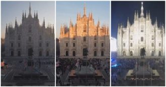 First Sunday in the yellow zone, this is how Milan's Piazza Duomo was filled: the all-day time-lapse video