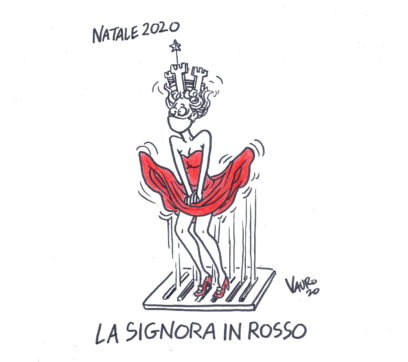 Copertina di La vignetta di Vauro