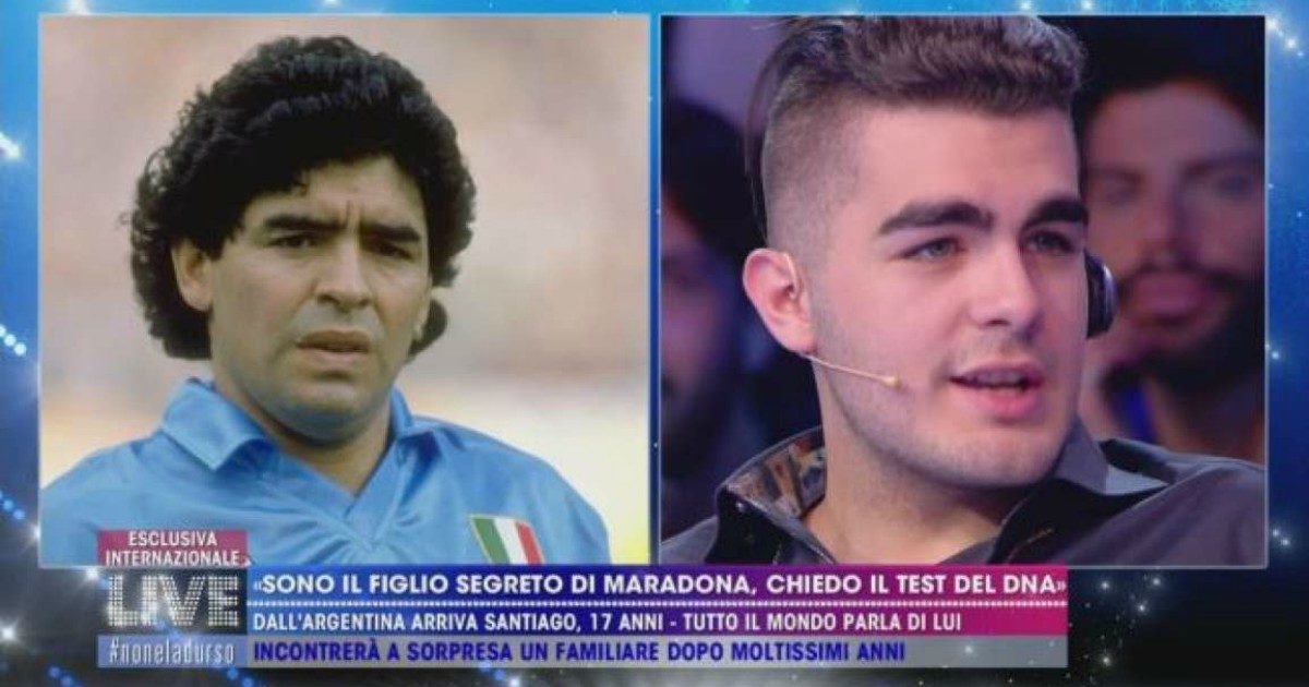 Maradona, il figlio mai riconosciuto Santiago da Barbara D’Urso: “Chiedo la riesumazione della sua salma”