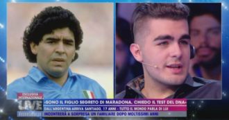 Copertina di Maradona, il figlio mai riconosciuto Santiago da Barbara D’Urso: “Chiedo la riesumazione della sua salma”