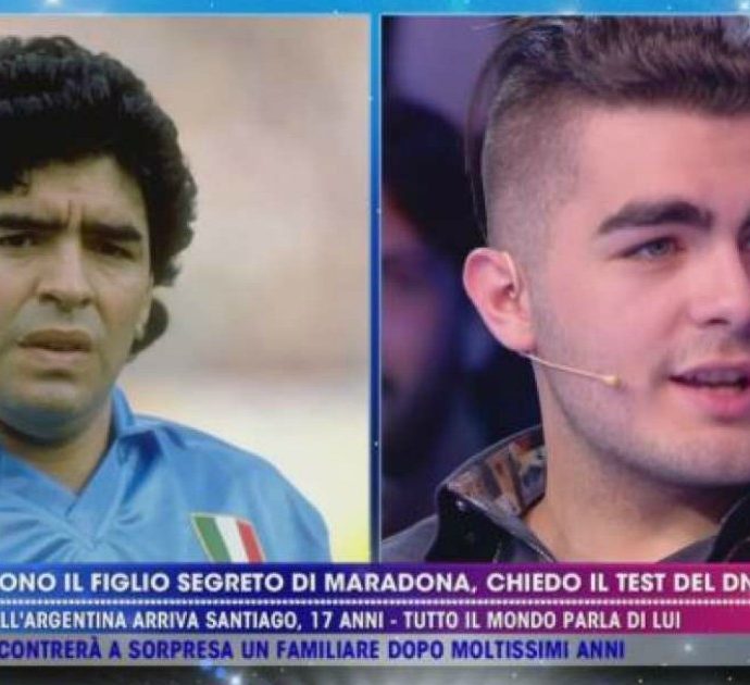 Maradona, il figlio mai riconosciuto Santiago da Barbara D’Urso: “Chiedo la riesumazione della sua salma”