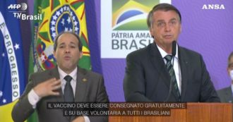 Copertina di Coronavirus, Bolsonaro: “Vaccino gratuito e volontario per tutti, dopo la tempesta arriverà la quiete”