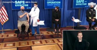 Copertina di Mike Pence e la moglie Karen si vaccinano contro il Covid in diretta tv: il video della Casa Bianca