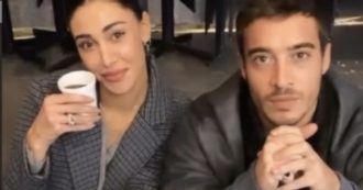 Copertina di Belen Rodriguez, il fidanzato Antonino Spinalbese accosta la macchina e fa la pipì in pieno centro a Milano