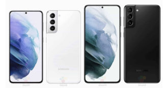 Copertina di Galaxy S21 e S21+, gli smartphone top gamma del 2021 si mostrano nelle prime foto stampa