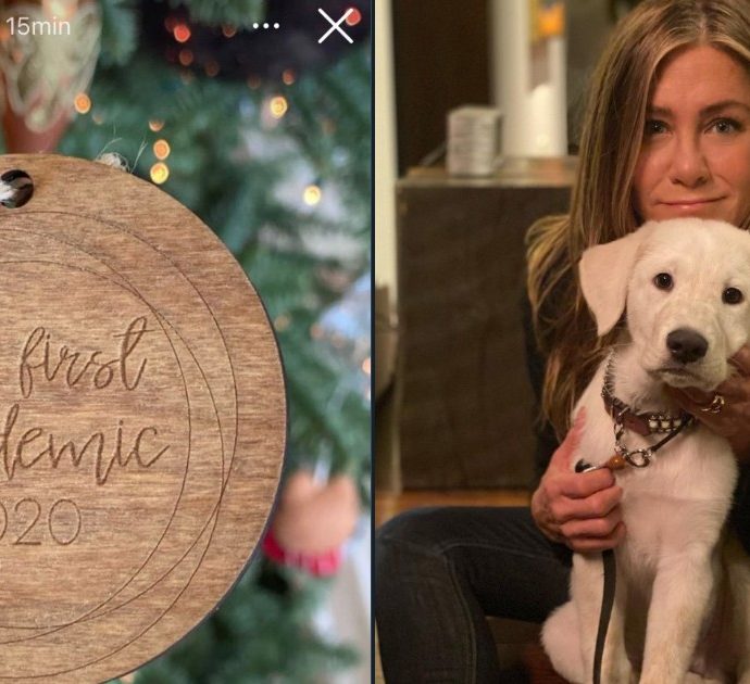 Jennifer Aniston mostra l’addobbo di Natale a tema Covid, scoppia la polemica: “Sei una dannata sciocca”