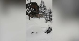 Belluno, raggiunto il mezzo metro di neve fresca sulle montagne di Selva di Cadore