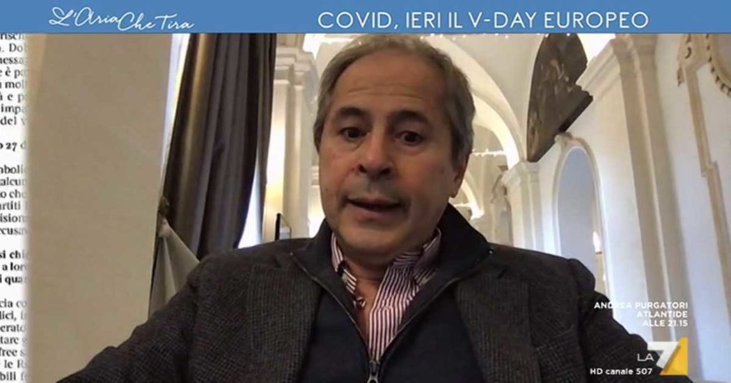 Covid, Crisanti a La7: “Lettura di Zaia sul boom di contagi in Veneto è sbagliata. Non dipende dai tanti tamponi, ma da test rapidi e da zona gialla””