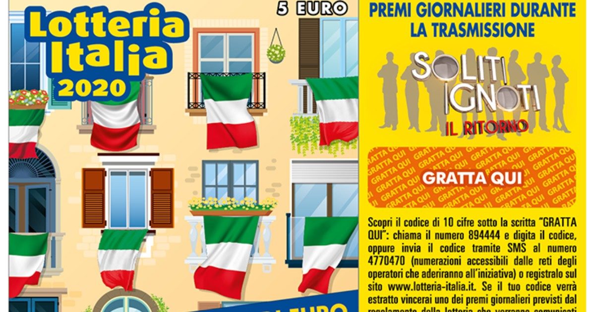 Lotteria Italia, crollo storico nelle vendite dei biglietti: -30%. In palio ci sono 5 milioni di euro