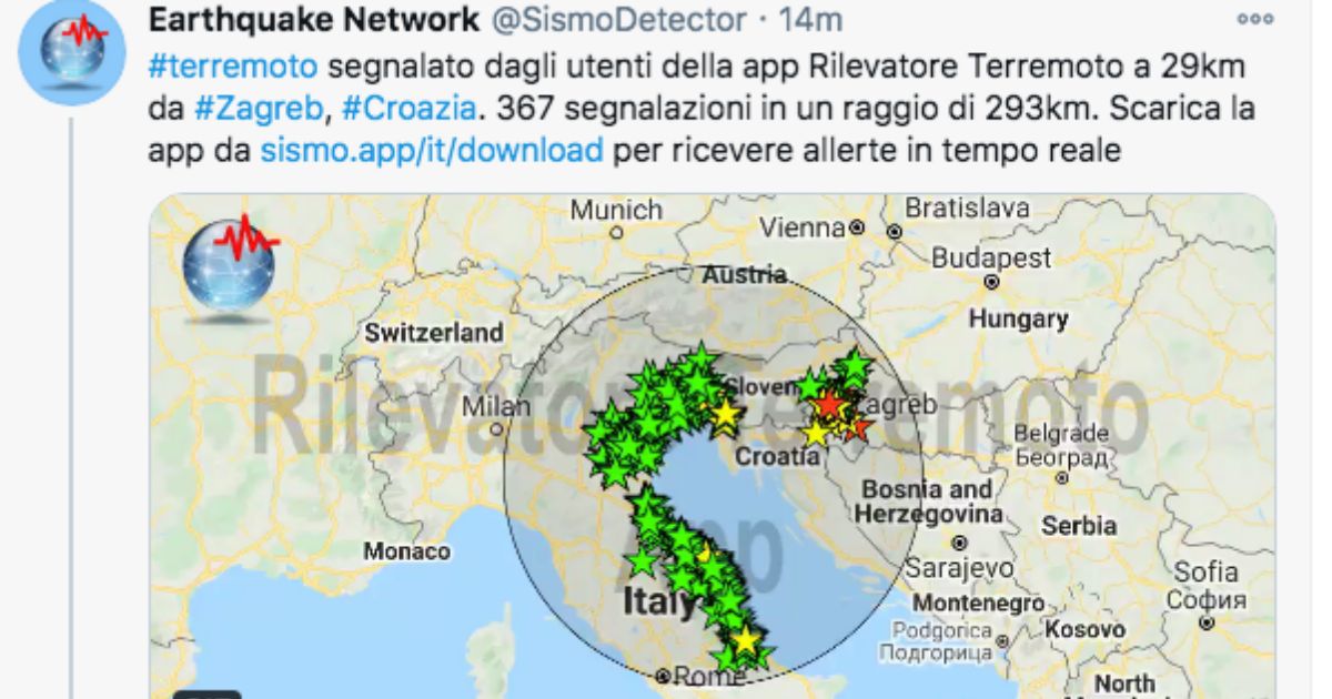 Terremoto in Croazia: nuova scossa di magnitudo 6.3 ...