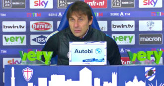 Copertina di Sampdoria-Inter, Conte: “Siamo qui a giustificare una sconfitta, è andato tutto storto”