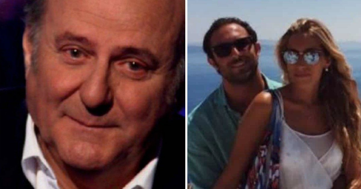 Gerry Scotti è nonno, il figlio e Ginevra Piola (giornalista Mediaset) danno il benvenuto a Virginia