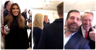 Copertina di Trump insieme a staff e famiglia festeggia sulle note di “Gloria” poco prima dell’assalto al Congresso Usa