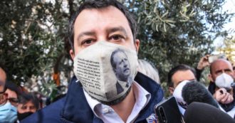 Copertina di Salvini, perché indossare quella mascherina con il volto di Borsellino è un gesto di sciacallaggio