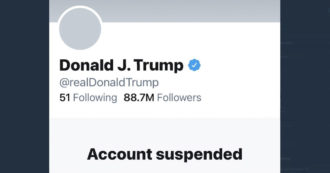 Twitter blocca in modo permanente l’account di Donald Trump. Lui replica: “Valutiamo di usare una nostra piattaforma”