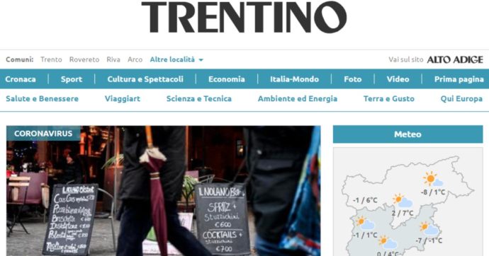 Dopo 75 anni chiude il quotidiano Trentino: “Non sostenibile economicamente”. Ammortizzatori sociali per i 18 giornalisti