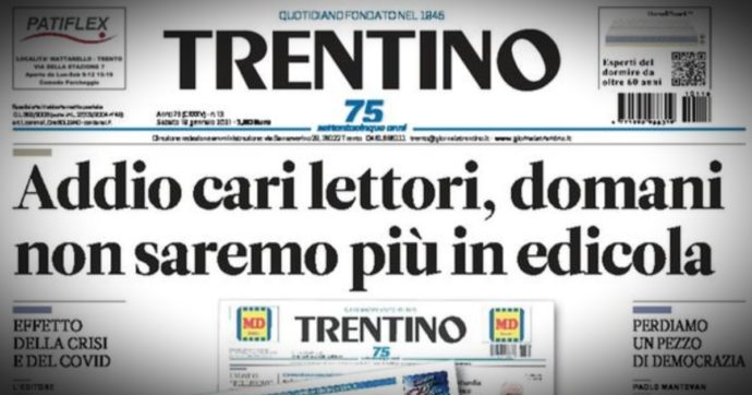 Chiude il Trentino: l’ultima mossa del gruppo Athesia, l’editore privato che ha in mano l’informazione in Regione