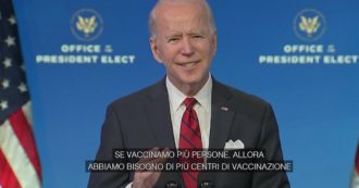 Copertina di Stati Uniti, l’annuncio di Biden: “Entro un mese avremo 100 nuovi centri di vaccinazione in tutto il Paese”