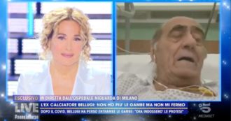 Copertina di Live Non è la D’Urso, Mauro Bellugi: “Così il Covid si è preso le mie gambe. Non volevo firmare per l’amputazione, l’ho fatto per mia moglie e mia figlia”