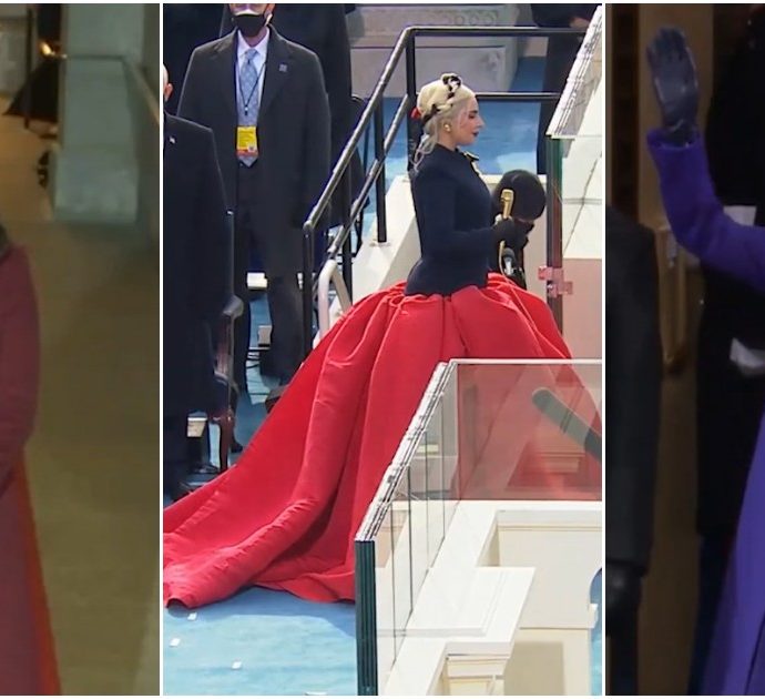 Lady Gaga rivela: “Ecco il vero significato del mio uccello dorato”. Tutti i look della cerimonia di insediamento di Joe Biden – FOTO e VIDEO