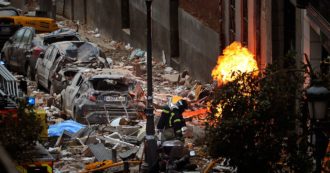 Copertina di Forte esplosione nel centro di Madrid: saltati in aria tre piani di un palazzo. “Tre morti e otto feriti”