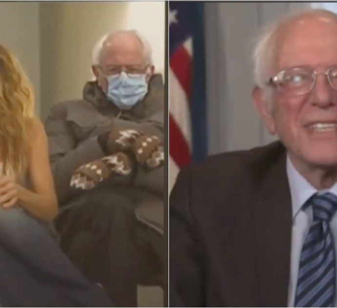 Bernie Sanders ride del meme che ha fatto il giro del mondo: “Se sapevo che sarebbe diventato virale? Cercavo solo di stare al caldo”