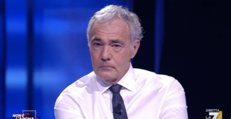 Copertina di Caso Giletti, penso che in Italia arranchi il giornalismo che racconta i fatti ma trionfa quello che li crea