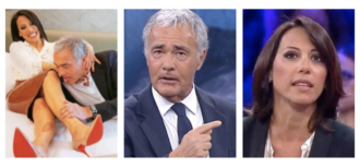 Copertina di Massimo Giletti e Nunzia De Girolamo in copertina su Chi. Lui: “Scatto non destinato alla pubblicazione, scherzavamo”