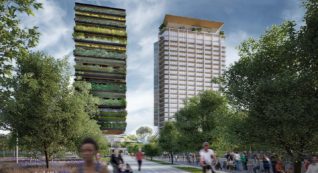 Copertina di Nuovo Bosco verticale a Milano Porta Nuova, il progetto collegato alla riqualificazione del Pirellino. In forse il ponte-serra