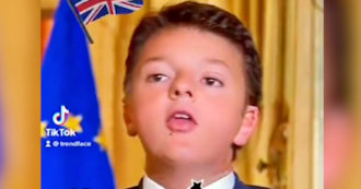 Copertina di “First reaction, shock”, Renzi torna bambino e il video da ridere diventa virale