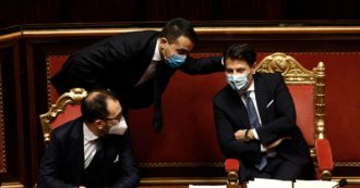 Copertina di Per il M5s partecipare a un governo politico a guida Draghi non è più un tabù: le parole di Conte e l’apertura di Di Maio