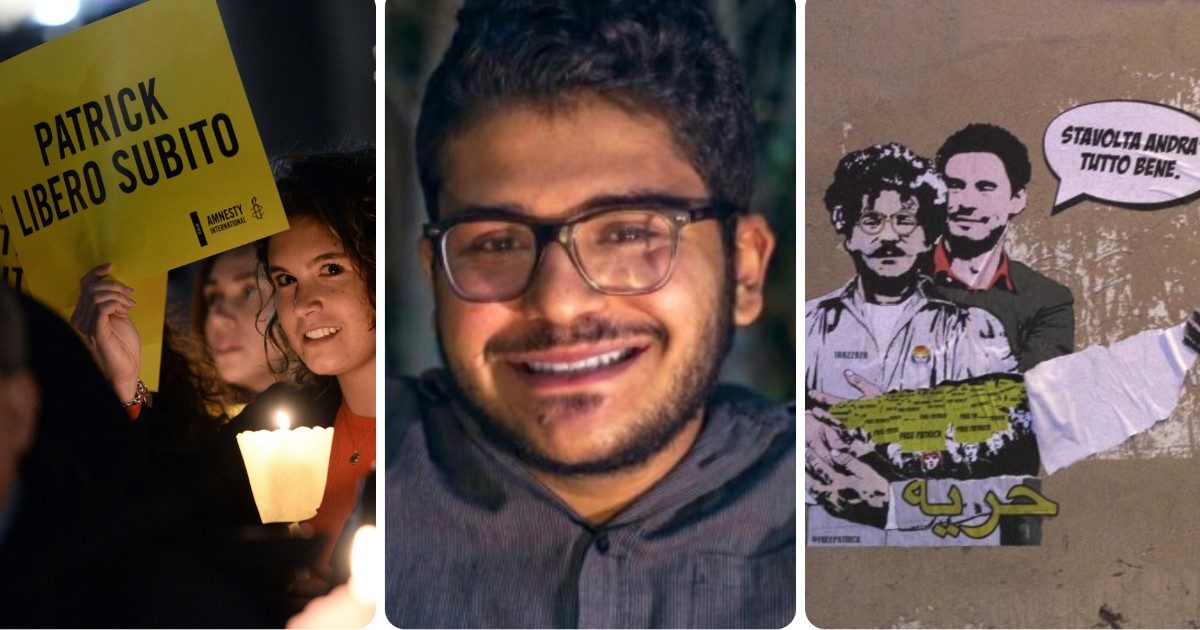 Patrick Zaki, l’incubo di un anno dietro le sbarre al Cairo. Da Bologna ad Amnesty: tra rinvii in aula e diritti negati, la mobilitazione resiste