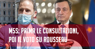 Copertina di M5s: prima le consultazioni, poi il voto su Rousseau. Segui la diretta con Peter Gomez