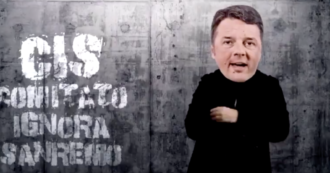 Copertina di Sanremo 2021, il nuovo promo con la “faccia di cortesia” di Matteo Renzi (Fiorello)