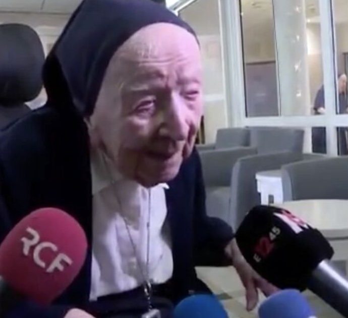 Suor André è la donna più anziana ad aver sconfitto il Covid: domani compirà 117 anni