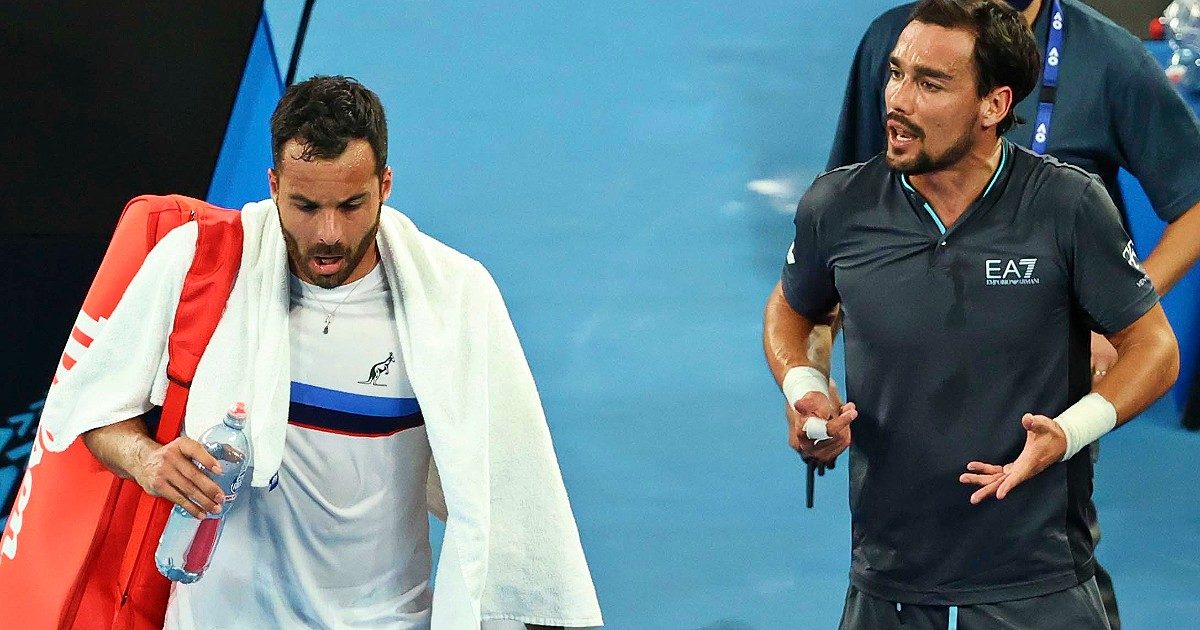 Fognini Caruso spettacolare derby italiano agli Australian Open