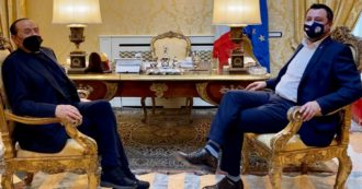 Copertina di Balotelli, Dudù e “signora Meloni”. Il vertice a due tra Silvio e Salvini