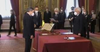 Copertina di Il giuramento del primo ministro Mario Draghi, ecco le immagini della cerimonia (video)