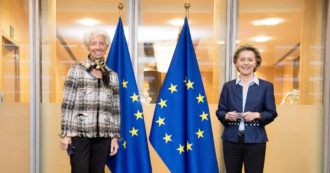 Copertina di Governo Draghi, di Lagarde, Michel e von der Leyen le prime reazioni su Twitter. Merkel: “Insieme per un’ Europa unita”