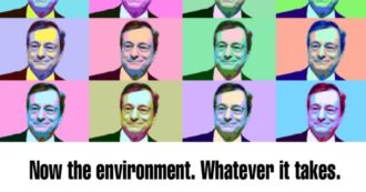 Copertina di Governo, Beppe Grillo: “Ora l’ambiente”. E cita Mario Draghi: “Whatever it takes”. Casaleggio: “Spero che chi nel M5s è a disagio si astenga”