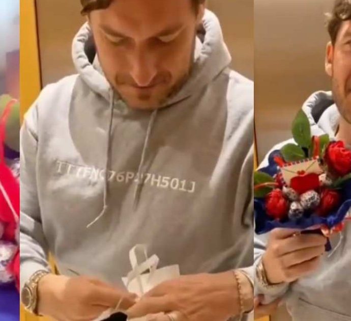 Francesco Totti non apprezza il regalo di San Valentino della moglie: “Ah Ilary…ma vattene a fa****o!” – VIDEO