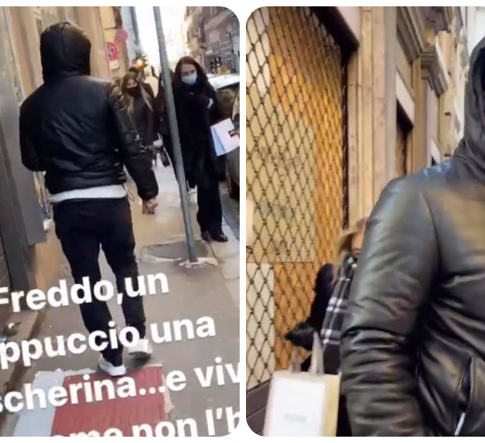 Francesco Totti a spasso per Roma ma nessuno lo riconosce: “Cappuccio e mascherina e vivi la città come non mai”
