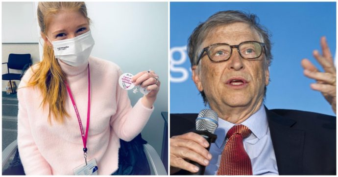 Bill Gates, la figlia Jennifer: “Purtroppo con il vaccino Covid non mi è stata impiantata l’intelligenza di mio padre nel cervello”