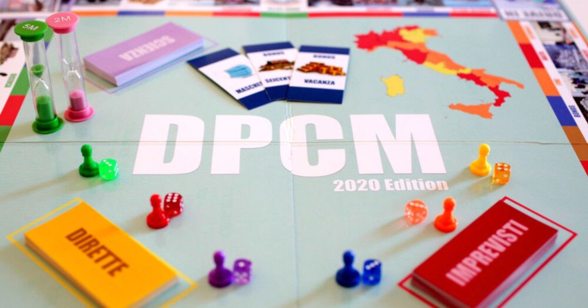 Dpcm, il nuovo gioco a tema Covid con decreti, autocertificazioni, bonus vacanze e amuchina: ecco cos’è