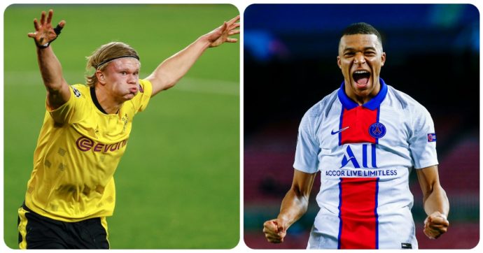 Velocità e tecnica contro potenza e freddezza: Mbappé-Haaland, la nuova sfida del calcio europeo dopo il decennio Messi-Ronaldo