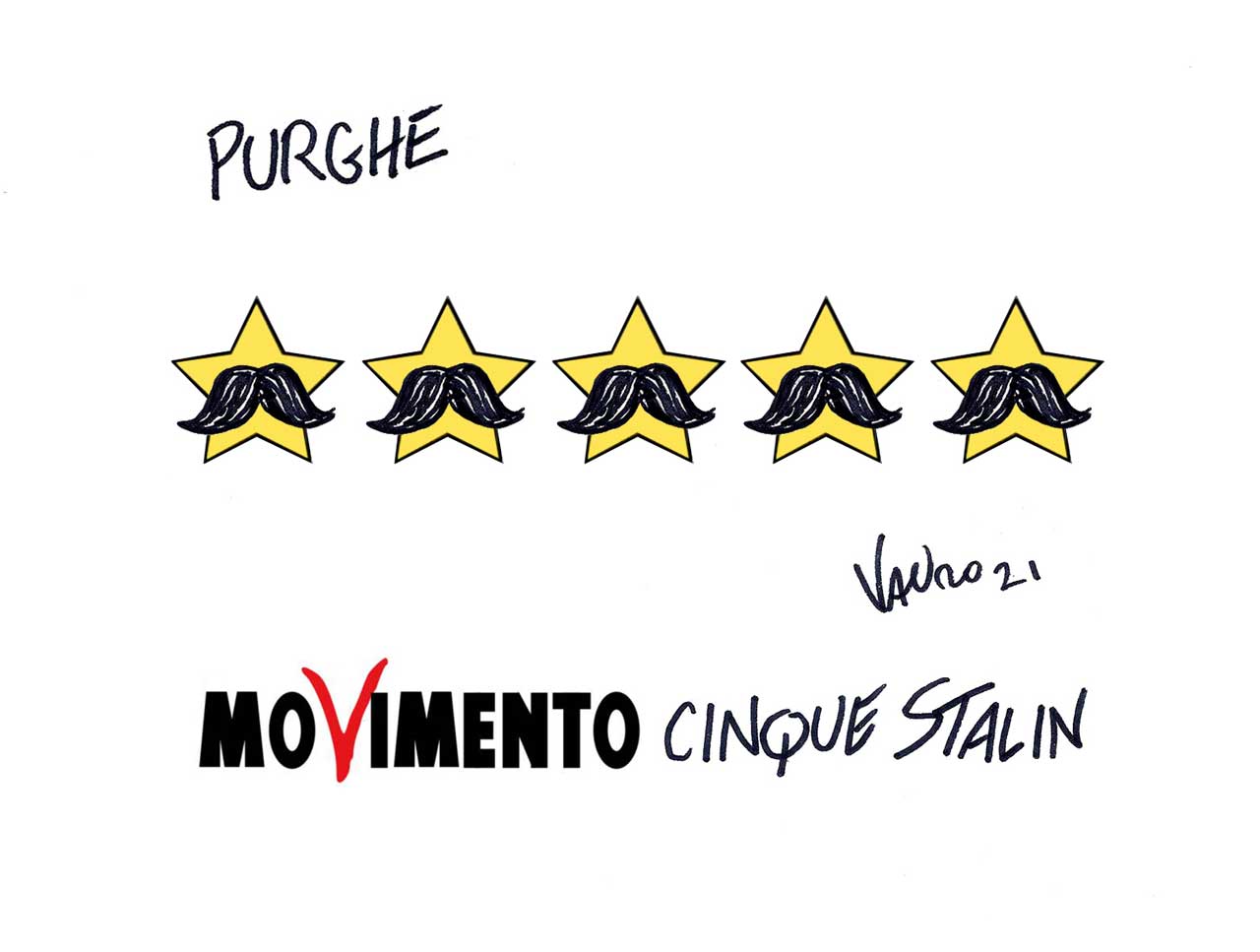 La vignetta di Vauro La vignetta di Vauro